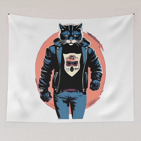 Item preview, Cat Badass designed and sold by DrLekarz.