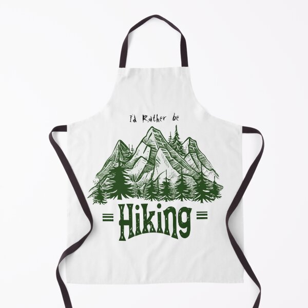Item preview, I'd Rather be Hiking Print designed and sold by Thehatinthecat.