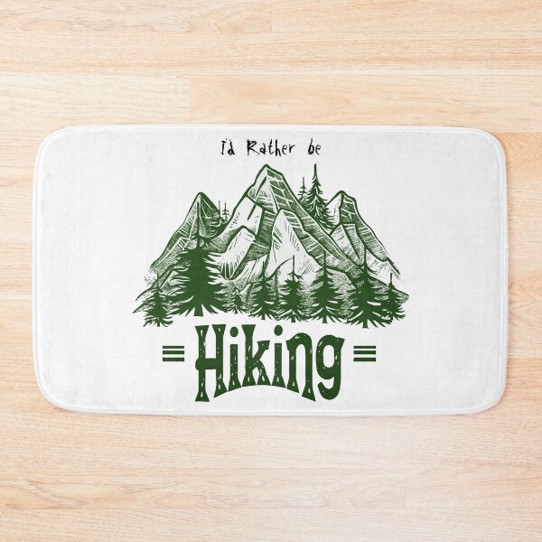 Item preview, I'd Rather be Hiking  Print designed and sold by Thehatinthecat.