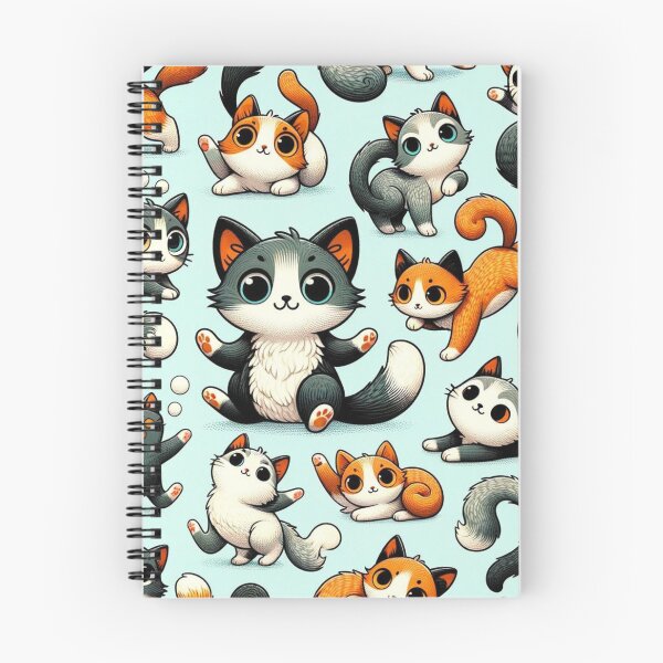 Item preview, Whimsical Cats: A Playful Pattern Design designed and sold by Merchbes.