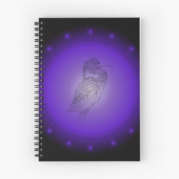 Item preview, Grey Heron Grace, Spirit Animal. Totem, Meditative.  designed and sold by Third-Eye-Realm.
