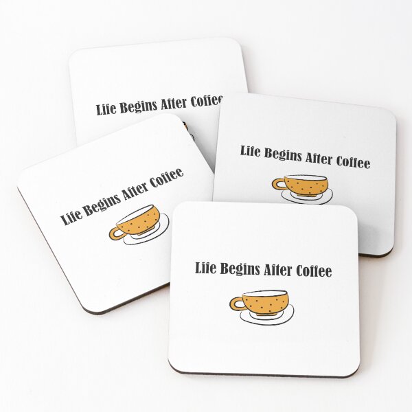 Item preview, Life Begins After Coffee designed and sold by Monedesign.