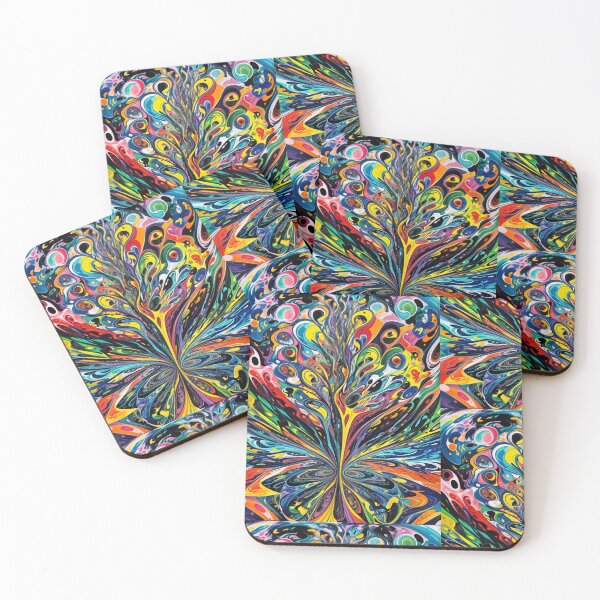Item preview, Vibrant Tree: A Swirl of Color in Nature designed and sold by elglotonmusical.