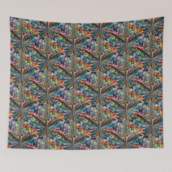 Item preview, Vibrant Tree: A Swirl of Color in Nature designed and sold by elglotonmusical.