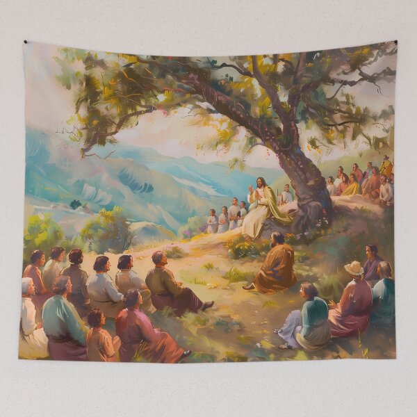 Item preview, Sermon on the Mount: Beatitudes Blessing designed and sold by LivingArtClips.