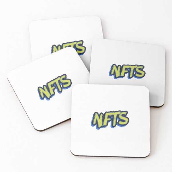 Item preview, I love NFTs Yellow/Blue designed and sold by The C.O.C Store.