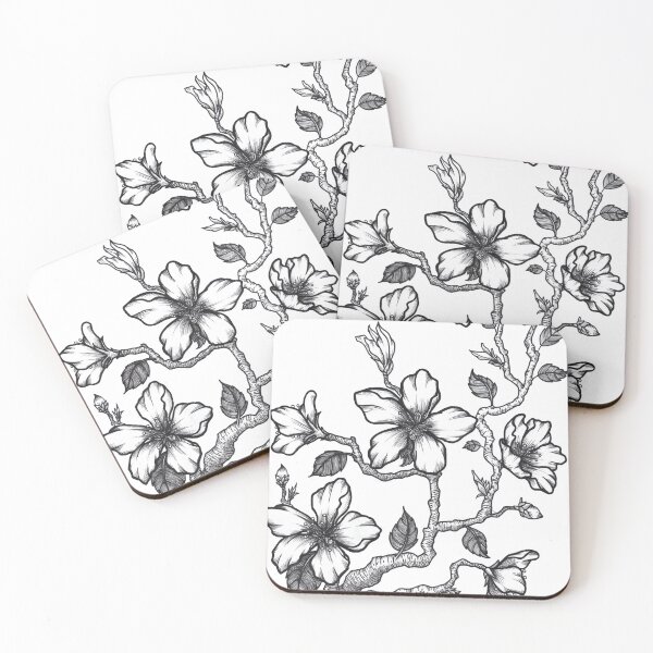 Item preview, sakuras in black designed and sold by Isralj.