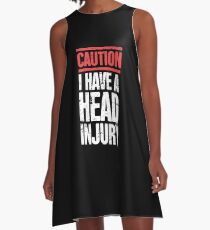 Head Injury Get Well Gift Concussion A-Line Dress