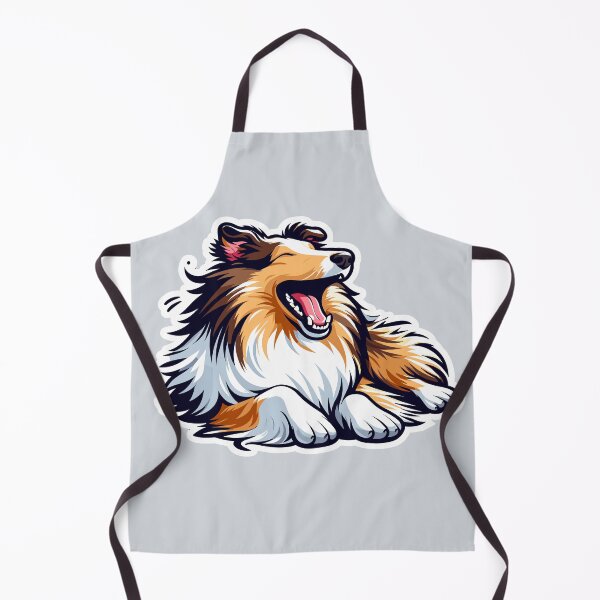 Aperçu de l'œuvre Idée cadeau pour chien mignon Rough Collie créée et vendue par Elarex.