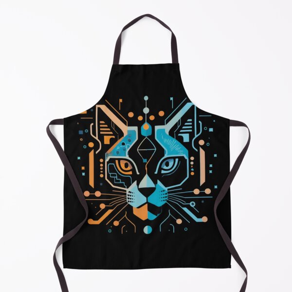 Item preview, Techno-Tabby: The Circuitry Cat Fusion series II designed and sold by GL!TCH LAB.