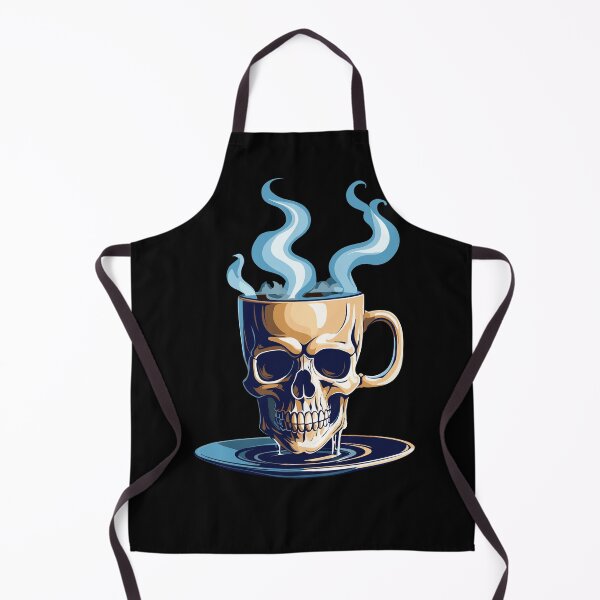 Item preview, Steaming Skull Coffee Plate designed and sold by FocusChillax.