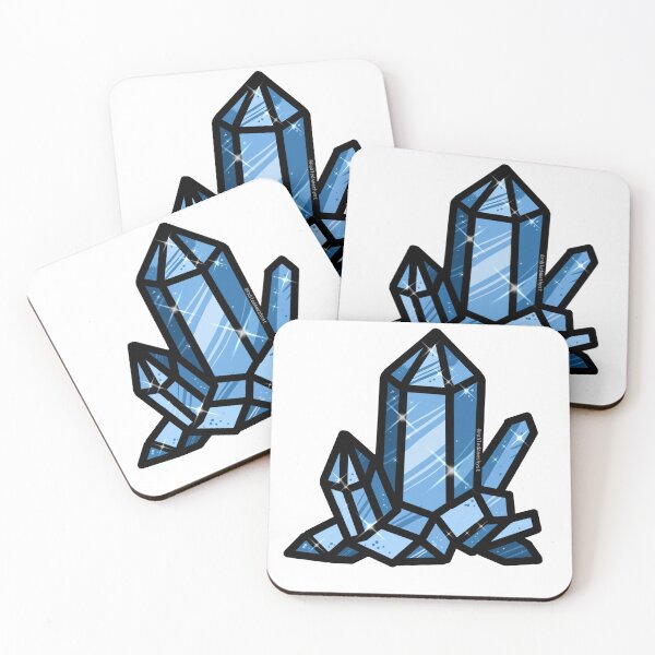 Item preview, Blue Sparkly Crystal Cluster  designed and sold by FabledAmethyst.
