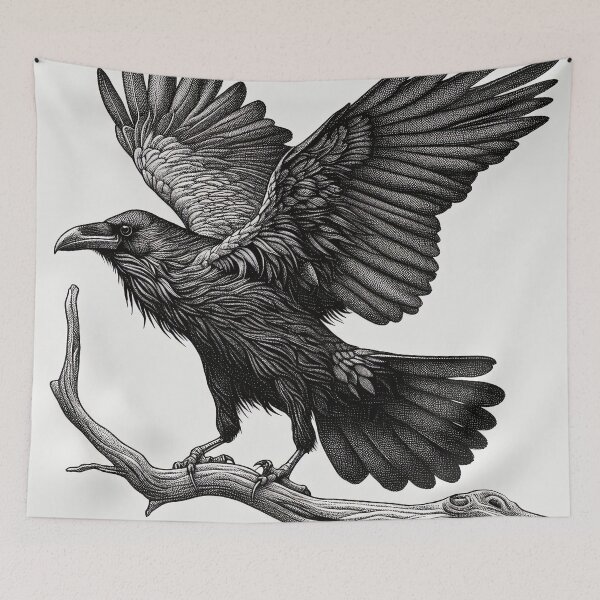 Item preview, Raven 1 designed and sold by Kallak-AI-Art.
