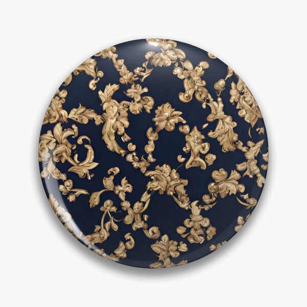 Aperçu de l'œuvre Motif Royal Bleu Or créée et vendue par StylesVero.