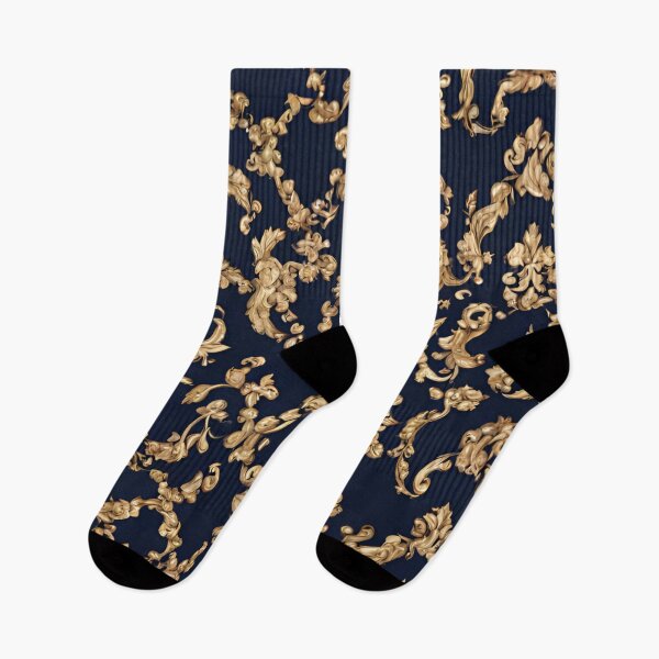 Item preview, Blue Gold Royal Pattern designed and sold by StylesVero.