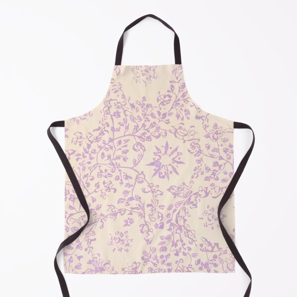 Item preview, Purple whimsical floral pattern designed and sold by crumbs-of-life.