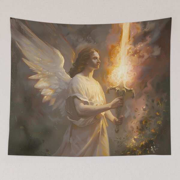 Item preview, Guardian of Eden: The Flaming Sword designed and sold by LivingArtClips.
