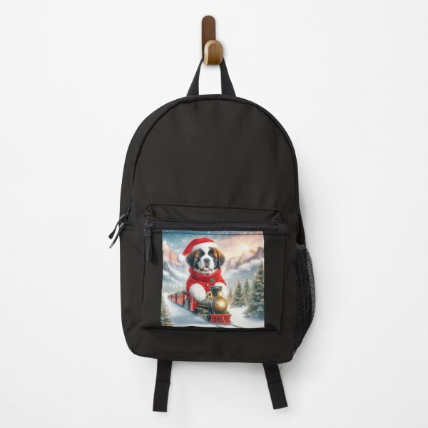 Item preview, Christmas style Saint Bernard dog. designed and sold by moni0490.