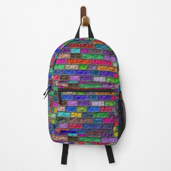 Item preview, 3D Rainbow Brick Texture Pattern designed and sold by TheRulerofEarth.