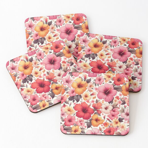 Item preview, Tropical Elegance: Hibiscus Pattern designed and sold by Rui Fernandes.