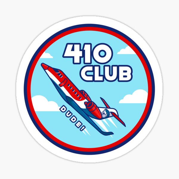 The 410 Club Sticker