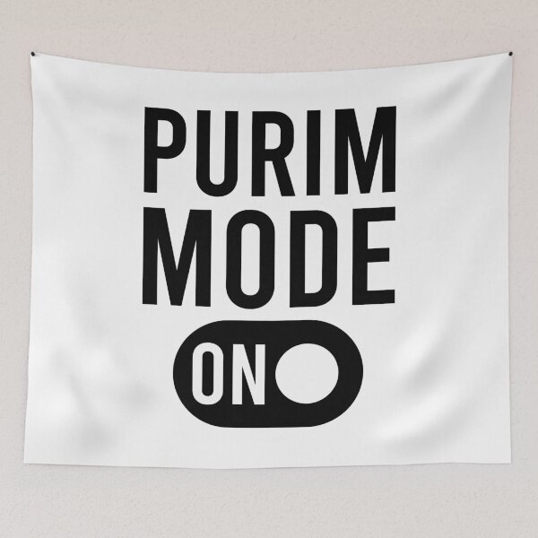 Item preview, Funny Purim Mode On - Fun Purim Costumes and Carnival designed and sold by Soul-Inspirer.