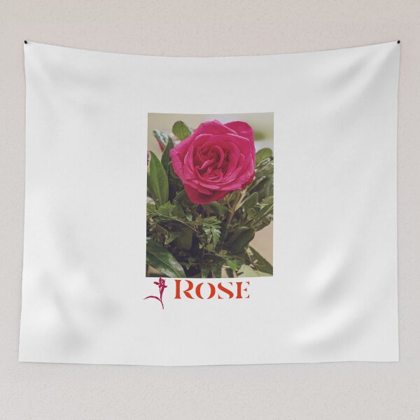 Item preview, real rose plant image with rose letters designed and sold by Bubududu1234.