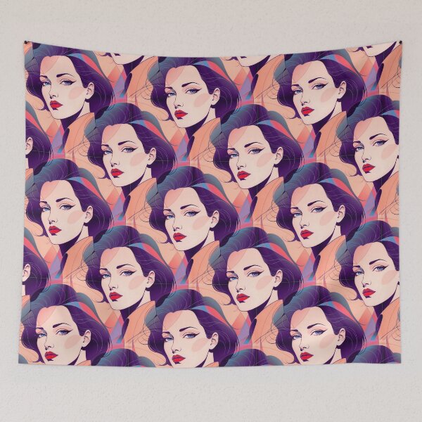 Item preview, Homage to Patrick Nagel designed and sold by Sanctum Icons.