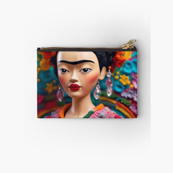 Item preview, Frida Kahlo crochet doll designed and sold by Joanne Walsh.