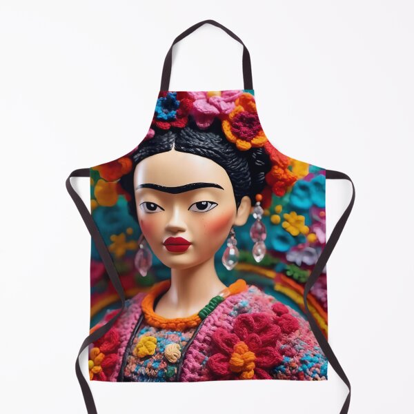 Item preview, Frida Kahlo crochet doll designed and sold by Joanne Walsh.