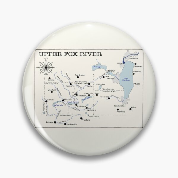 Artikelvorschau, Upper Fox River Basin Lake WI entworfen und verkauft von Jean Plout.