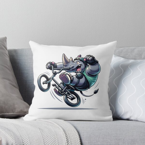 Item preview, Rhinoceros on Bicycle BMX Rhinoceros on Bike designed and sold by Bomba Visual.
