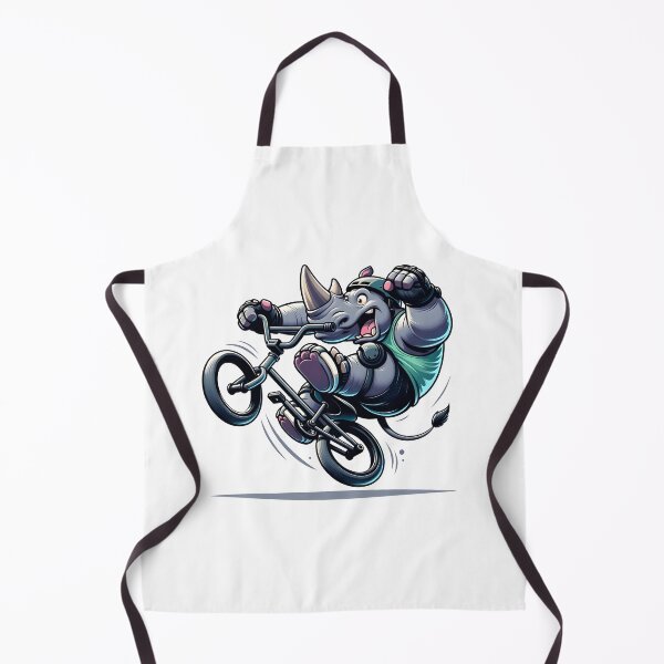 Item preview, Rhinoceros on Bicycle BMX Rhinoceros on Bike designed and sold by Bomba Visual.