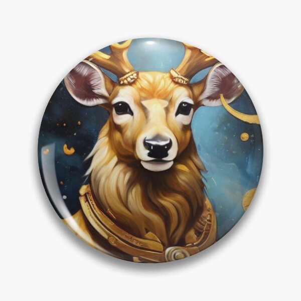Artikelvorschau, Galaxy Golden Deer Art entworfen und verkauft von DanaMechaela.