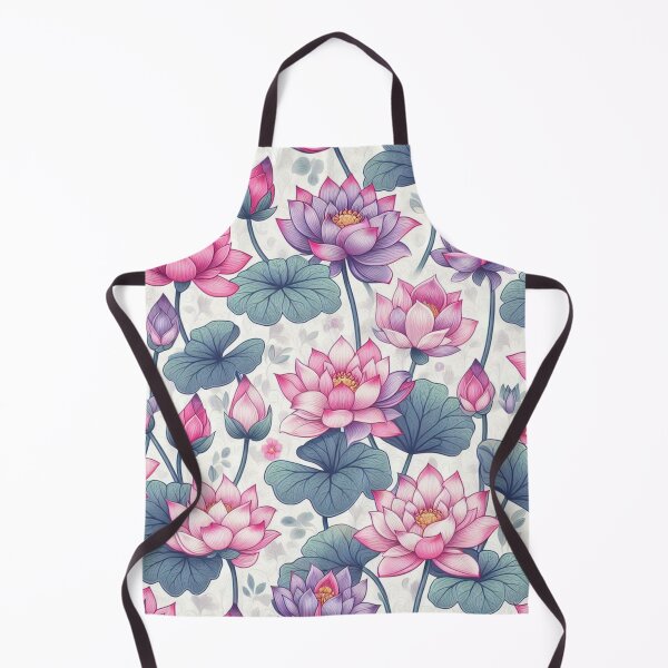 Item preview, Serenity Blooms: Tiny Lotus Pattern designed and sold by Rui Fernandes.