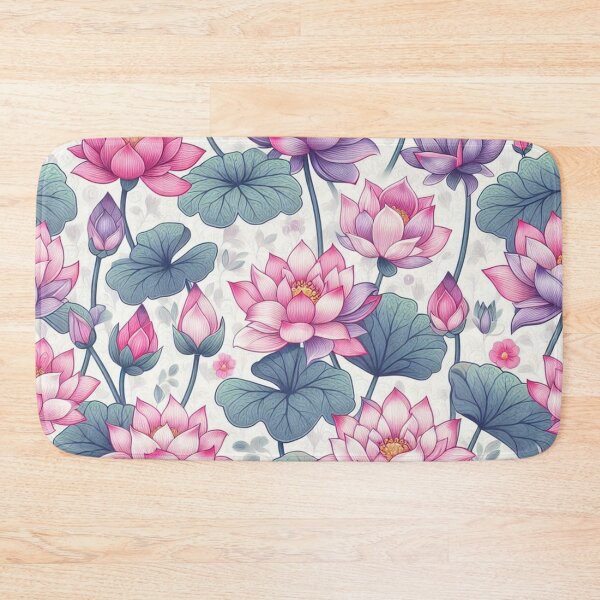 Item preview, Serenity Blooms: Tiny Lotus Pattern designed and sold by Rui Fernandes.