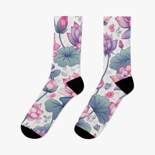Item preview, Serenity Blooms: Tiny Lotus Pattern designed and sold by Rui Fernandes.
