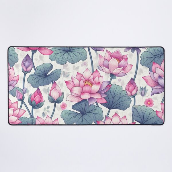Item preview, Serenity Blooms: Tiny Lotus Pattern designed and sold by Rui Fernandes.