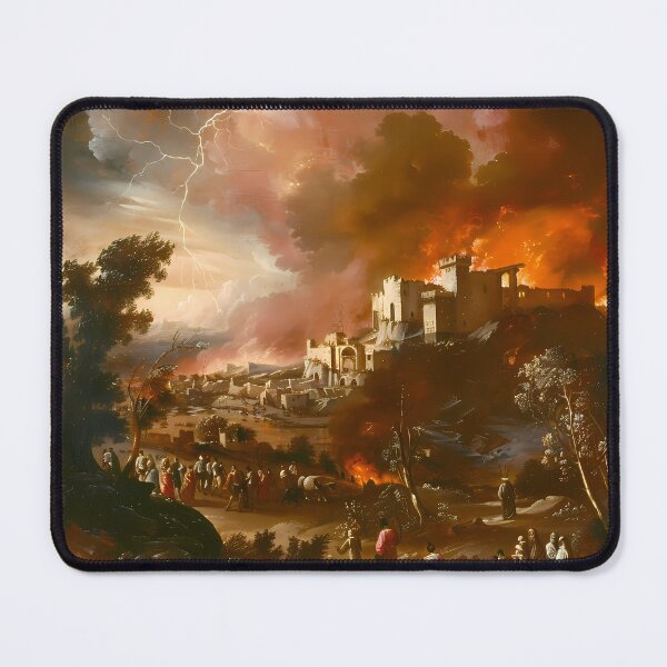 Item preview, The Destruction of Sodom and Gomorrah designed and sold by LivingArtClips.
