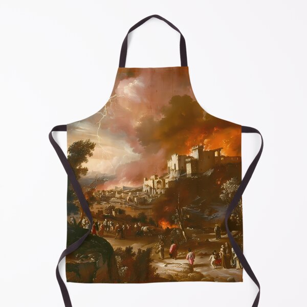 Item preview, The Destruction of Sodom and Gomorrah designed and sold by LivingArtClips.