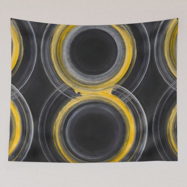 Item preview, Black Yellow Luminous Aura designed and sold by WANBASTEN.