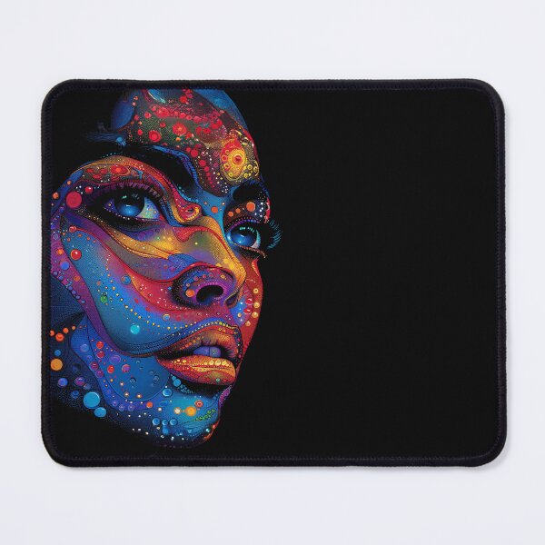Item preview, Colorful beautiful woman's face designed and sold by Cactus Radio.
