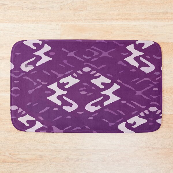Item preview, Purple handmade embroidery fabric maya folk art vibrant bold interior decor designed and sold by T-Mex.