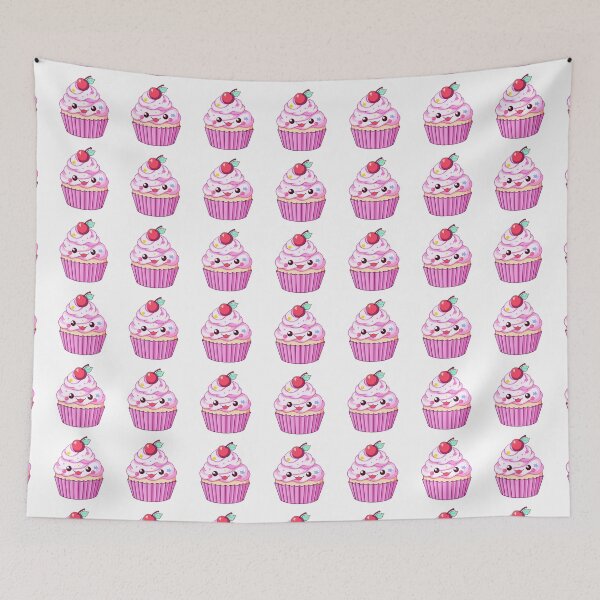 Aperçu de l'œuvre Cheery Cute Cupcake créée et vendue par StickerStarSaga.