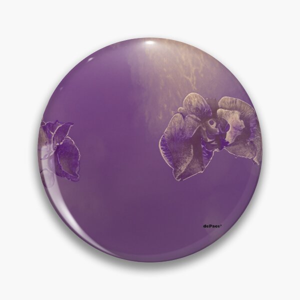 Item preview, vintage Violet Orchid rolled ink texture - dePace' designed and sold by mrpropcake.