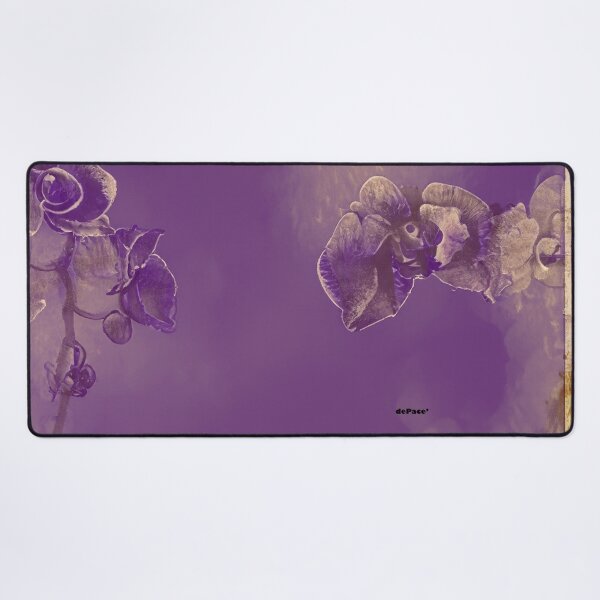 Item preview, vintage Violet Orchid rolled ink texture - dePace' designed and sold by mrpropcake.