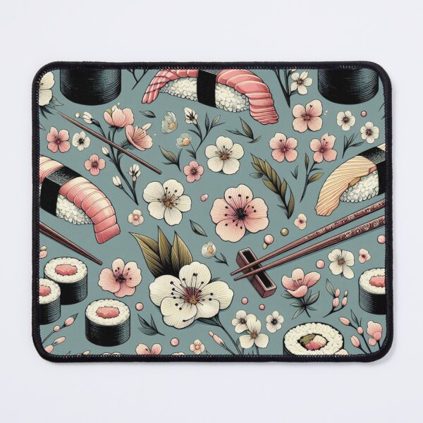 Item preview, Sushi Blossom Collage designed and sold by LyssasMindArt.