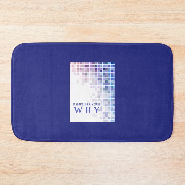 Item preview, Remember Your Why pink and blue tile designed and sold by Ideas-BYDESiGN.