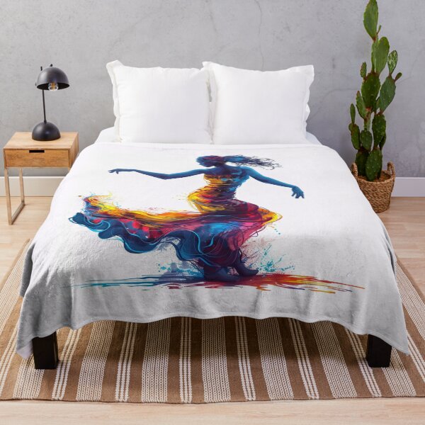 Item preview, A colorful dancing woman designed and sold by aivisionsart.