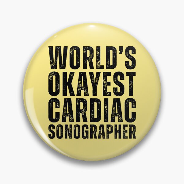 Item preview, Worlds Okayest Cardiac Sonographer designed and sold by kamrankhan.
